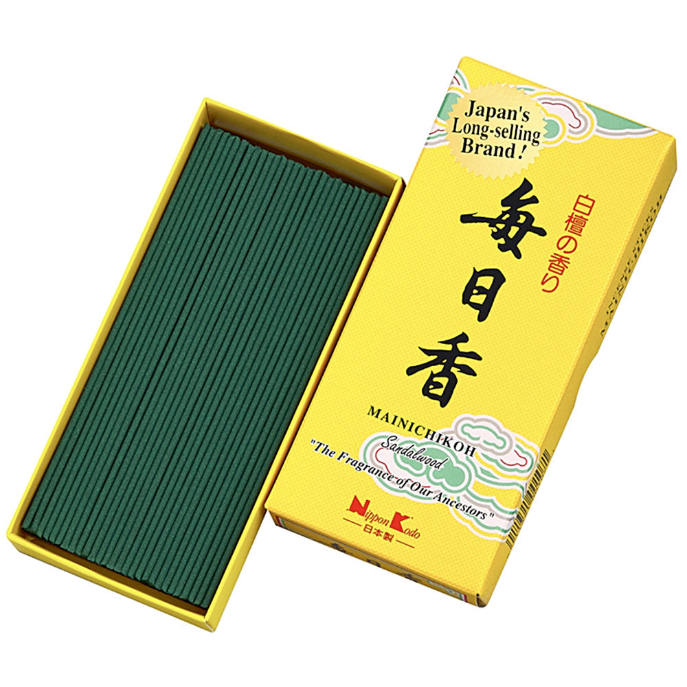 MAINICHI-KOH Sandalwood Regular 70g Incense Sticks | Incense | Wiccan Center