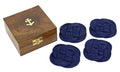 Anchor Box & 4 Navy Coasters | Bar & Drinkware | Wiccan Center