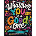 Inspirational Coloring Book for Adults: 50 Motivational Quotes For Good Vibes Positive Affirmations Stress Relief and Relaxation: 50 Motivational Quot - Paperback | Books | Wiccan Center