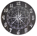 Compass Rose Wall Clock | Clocks | Wiccan Center