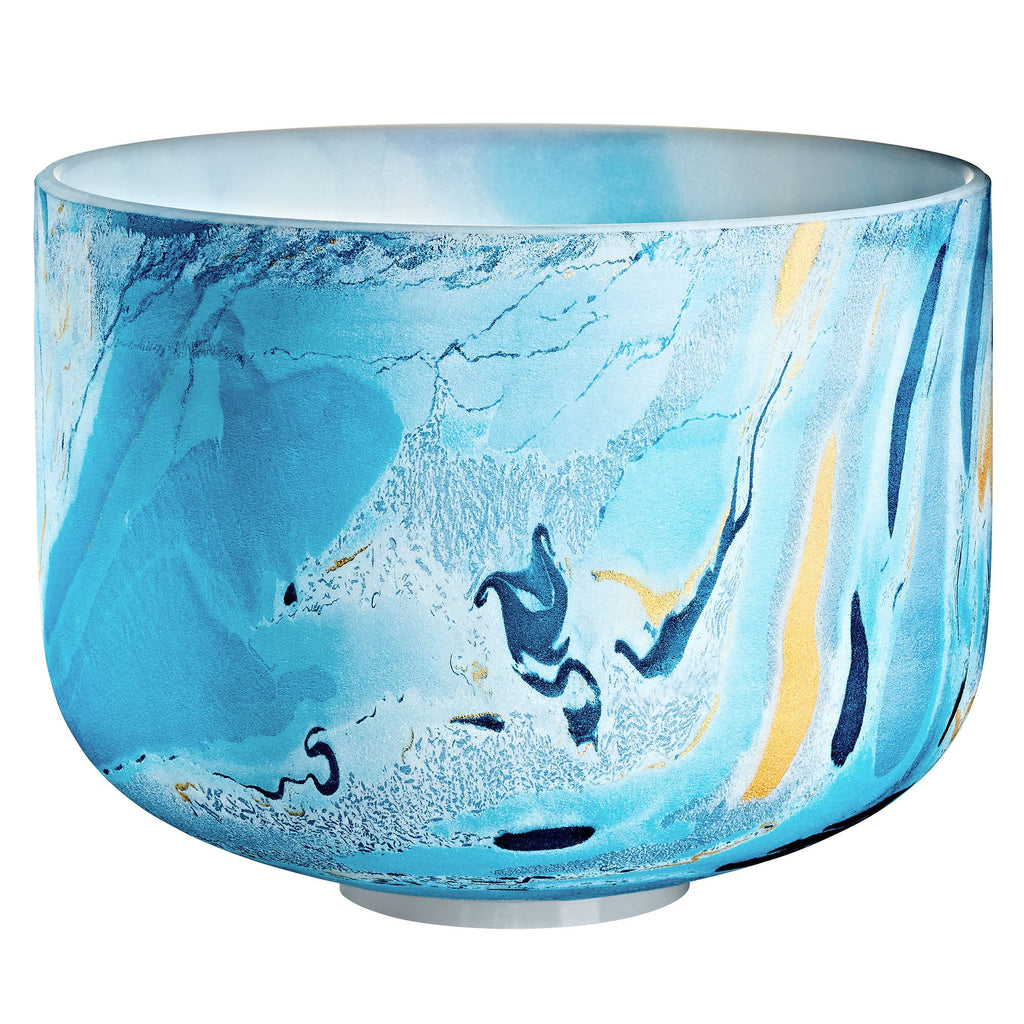 10" Marble Crystal Singing Bowl, A4, Brow Chakra, 432 Hz | | Wiccan Center