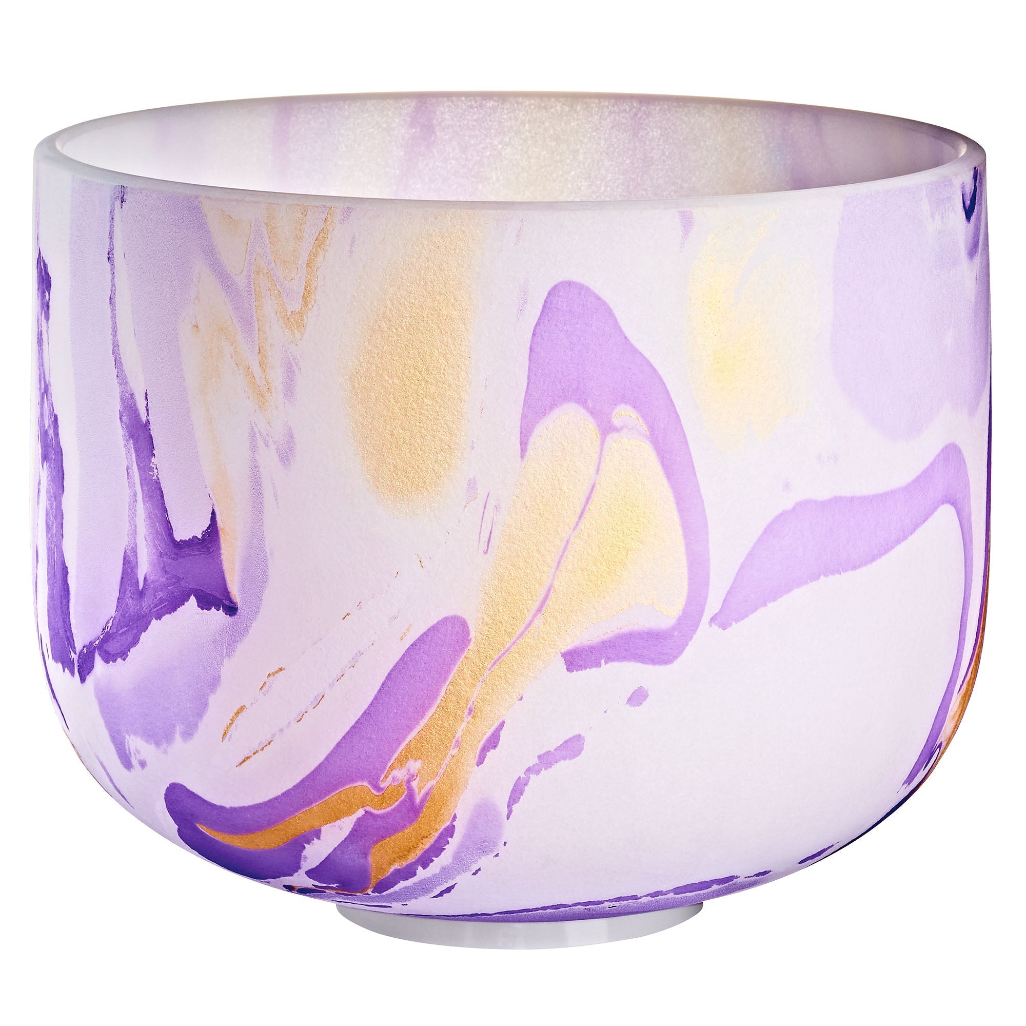 10" Marble Crystal Singing Bowl, B4, Crown Chakra, 432 Hz | | Wiccan Center