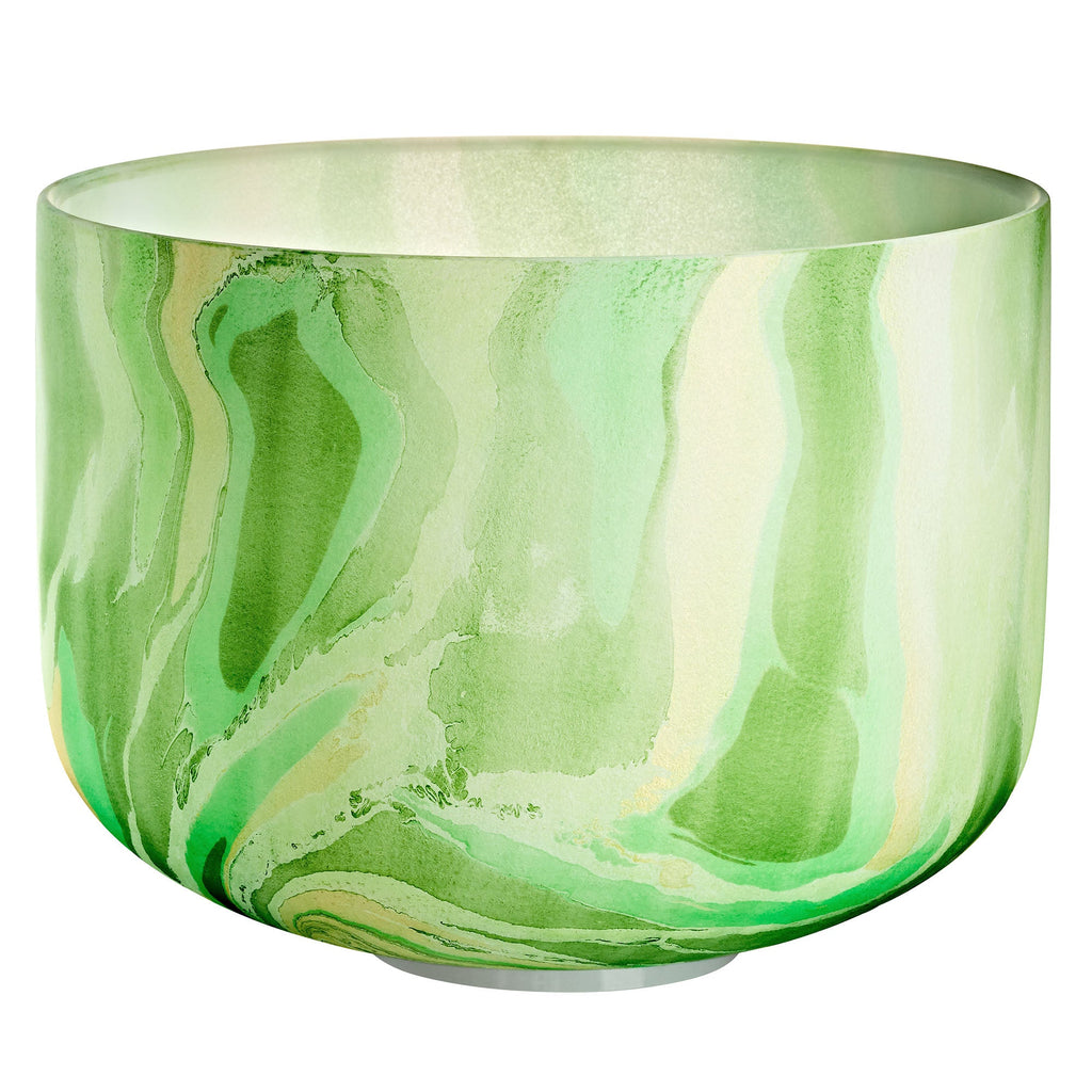 10" Marble Crystal Singing Bowl, F4, Heart Chakra, 432 hz | | Wiccan Center