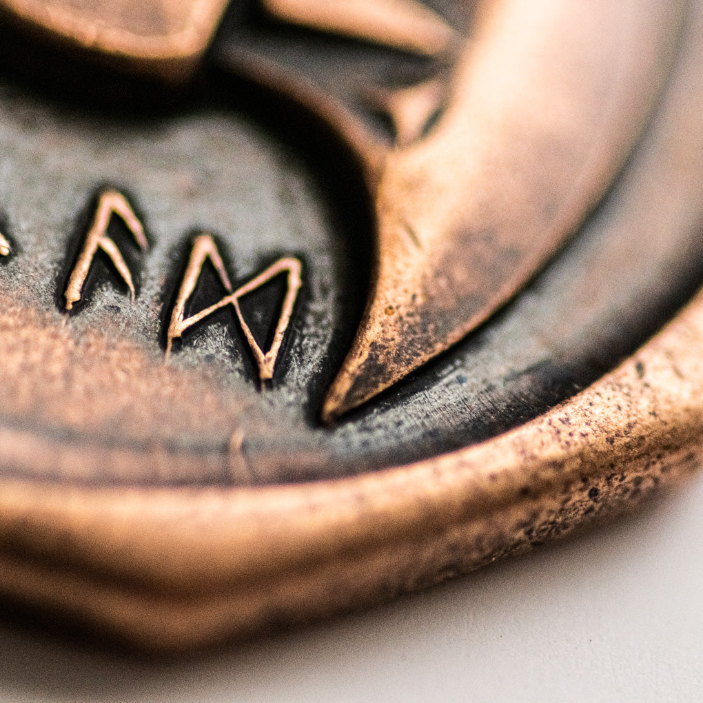 Dwarven Axe of Thrain Copper Coin | Artwork | Wiccan Center