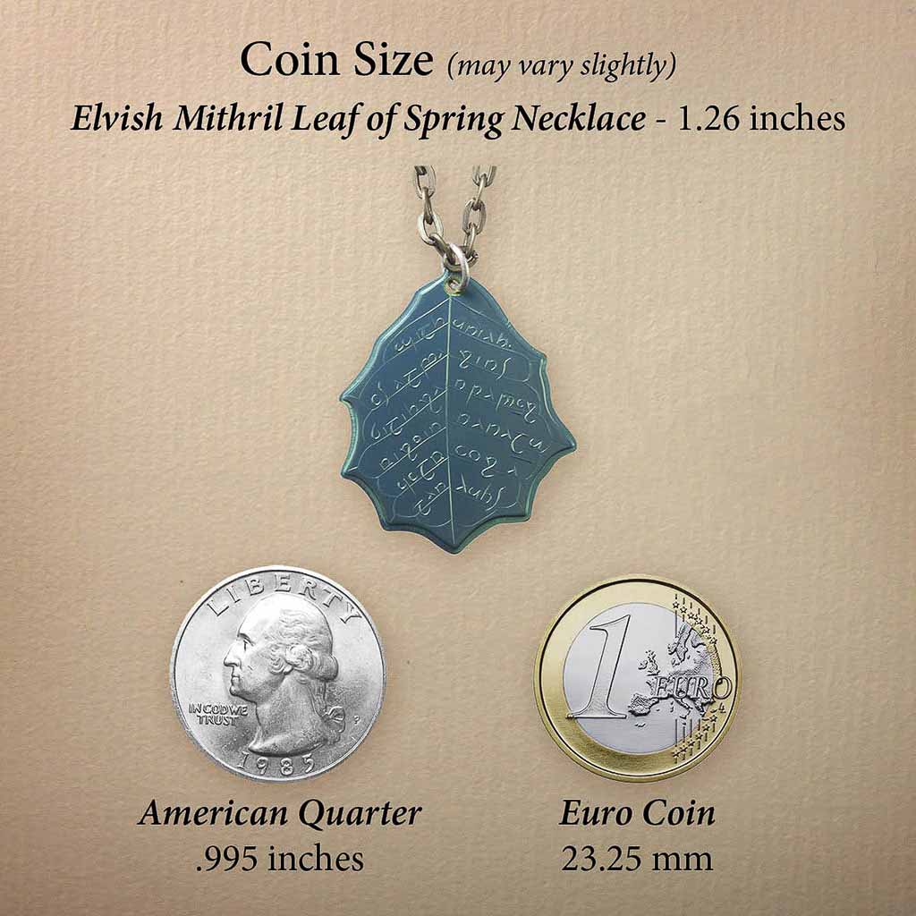 MITHRIL™ Elven Leaf of Spring Necklace | Necklaces | Wiccan Center