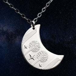 Rivendell™ Silver Moon Necklace | Necklaces | Wiccan Center