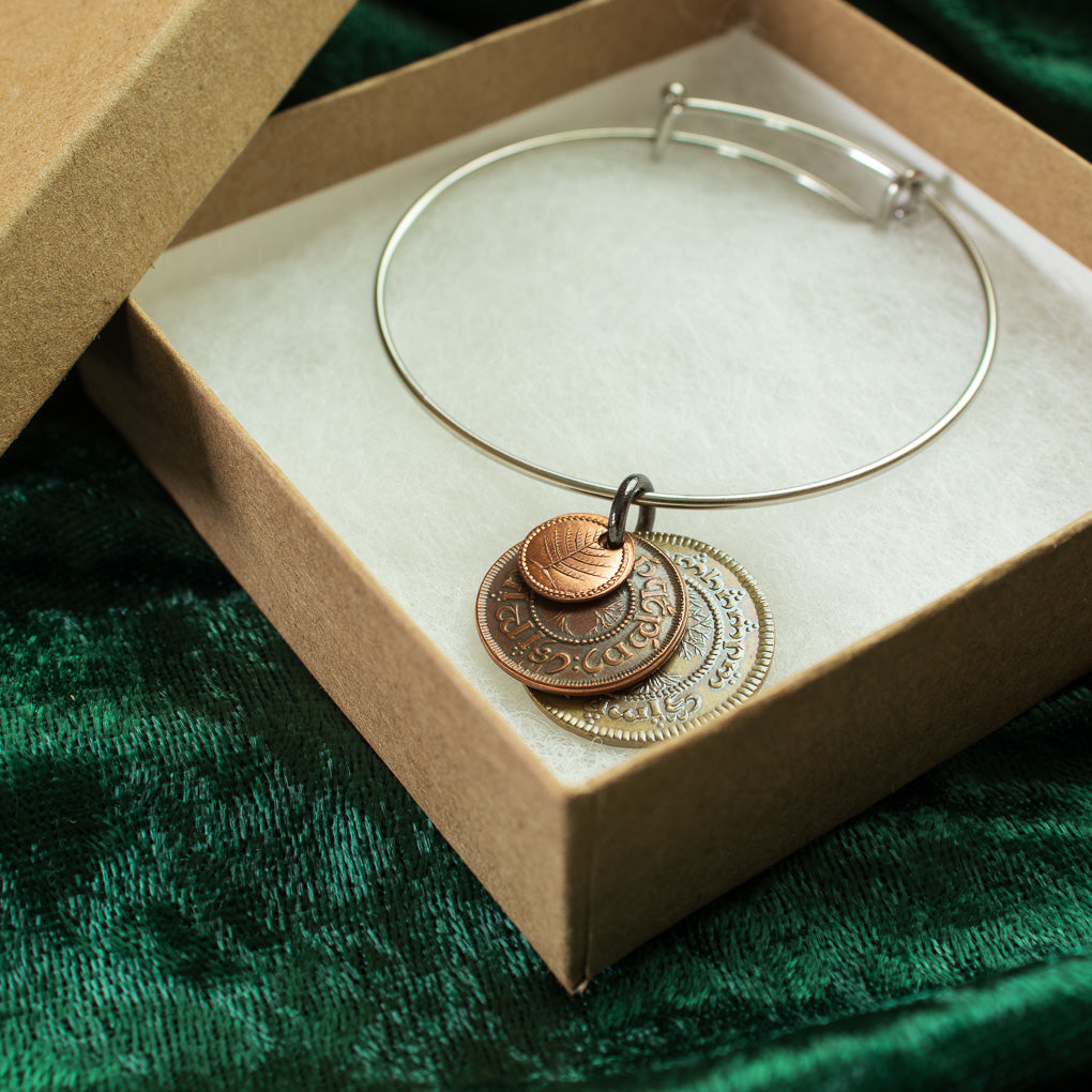 MIDDLE-EARTH™ Layered Coin Bracelet | Bracelets | Wiccan Center