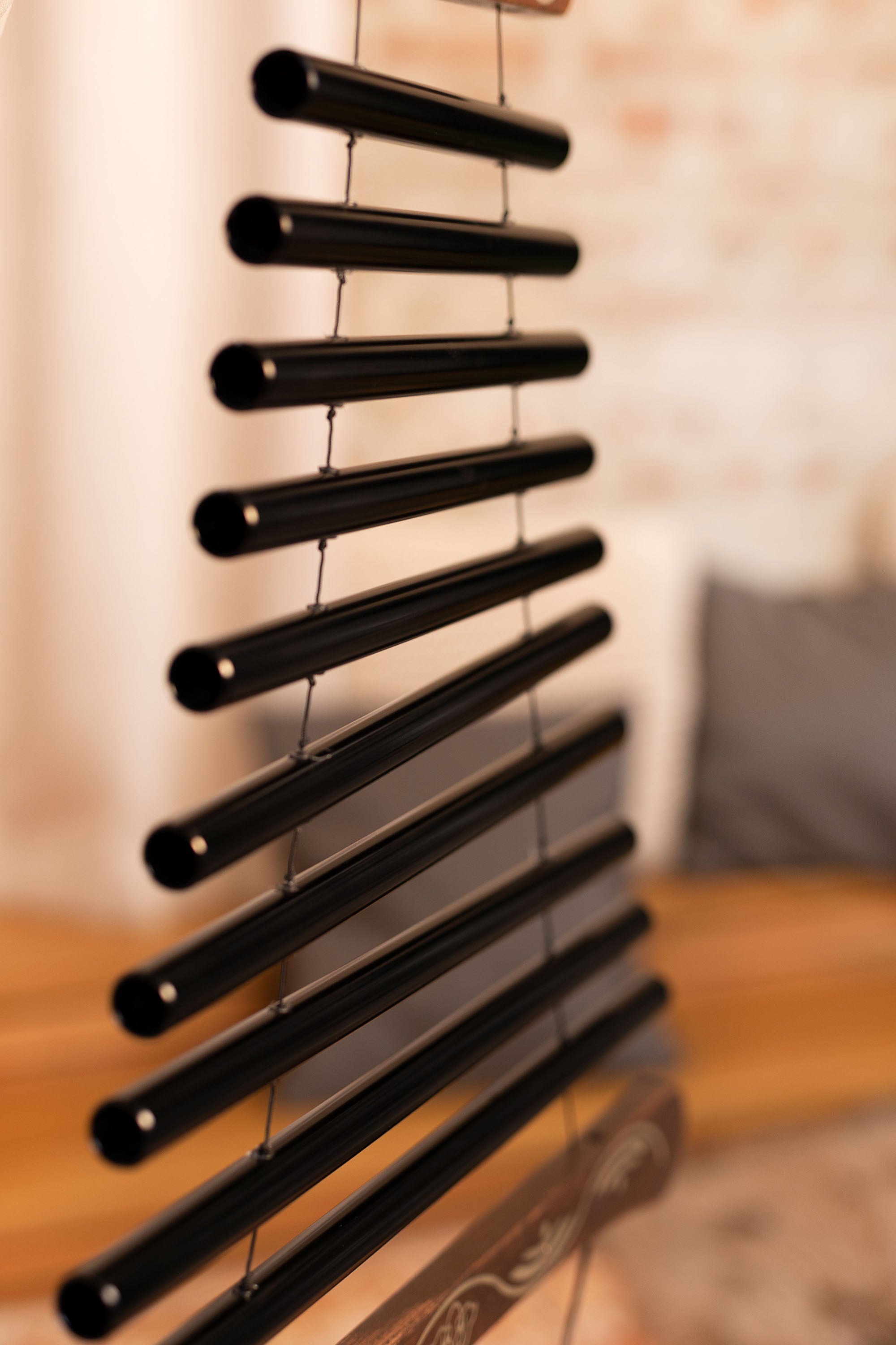 38" Meditation Flow Chime, 432 Hz, 10 Notes, C Minor, Black | | Wiccan Center