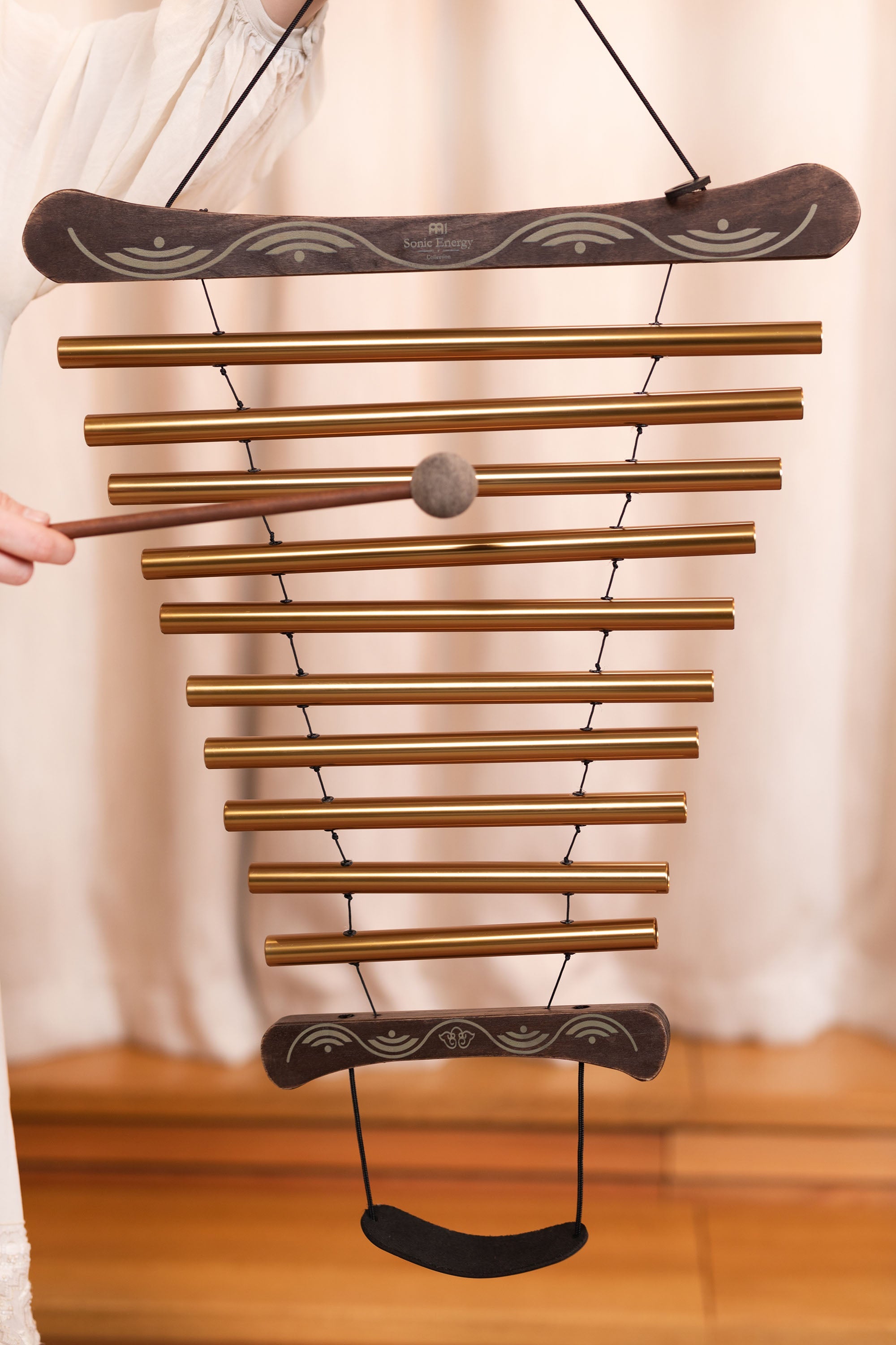 35" Meditation Flow Chime, 440 Hz, 10 Notes, D Major, Bronze | | Wiccan Center