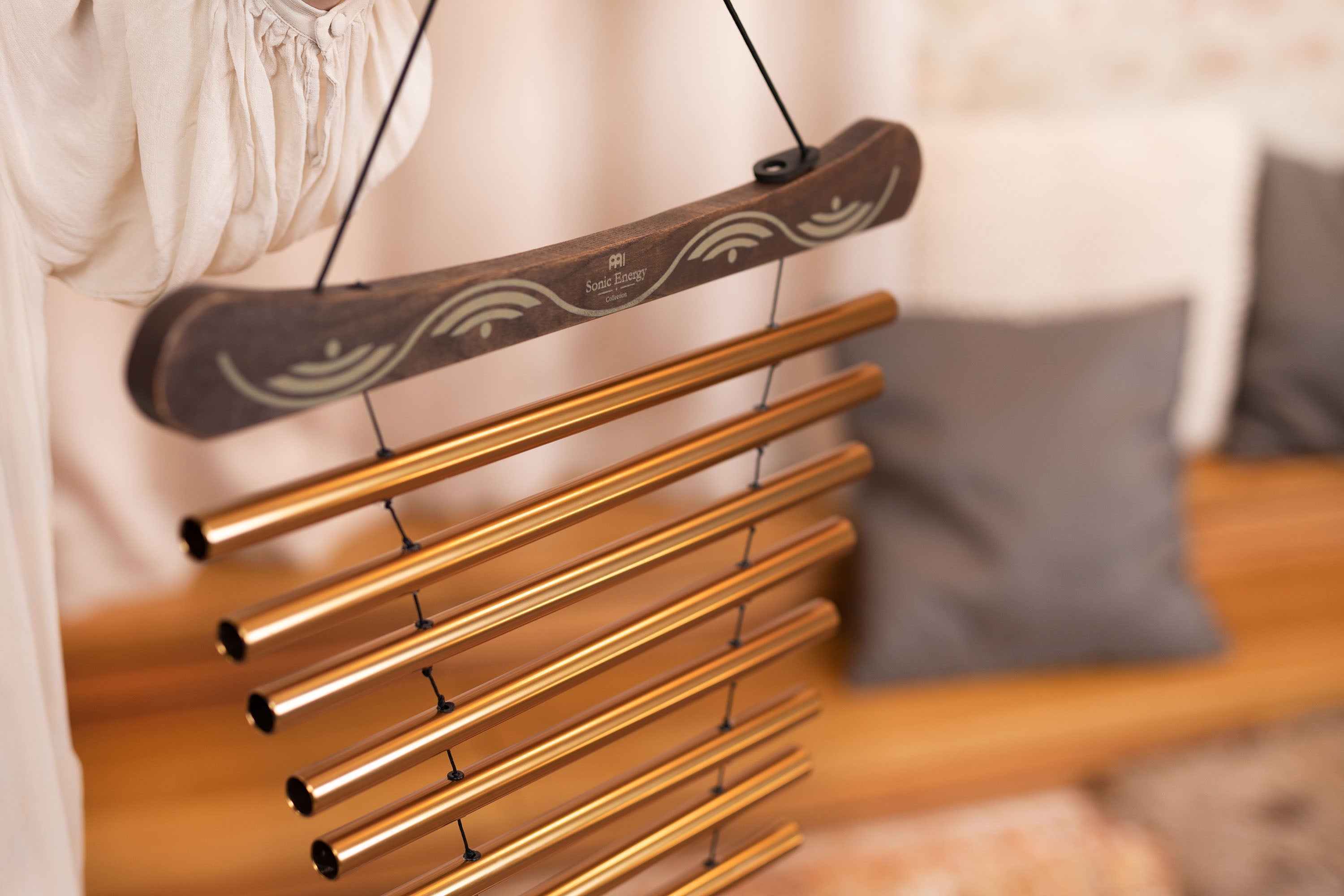 35" Meditation Flow Chime, 440 Hz, 10 Notes, D Major, Bronze | | Wiccan Center