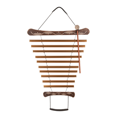 35" Meditation Flow Chime, 440 Hz, 10 Notes, D Major, Bronze | | Wiccan Center