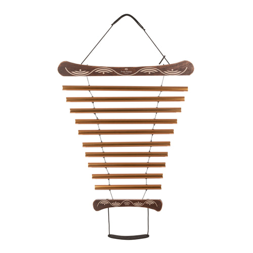 35" Meditation Flow Chime, 440 Hz, 10 Notes, D Major, Bronze | | Wiccan Center