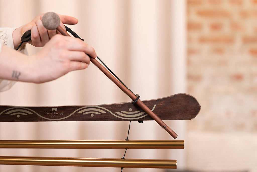 35" Meditation Flow Chime, 440 Hz, 10 Notes, G Major, Bronze | | Wiccan Center