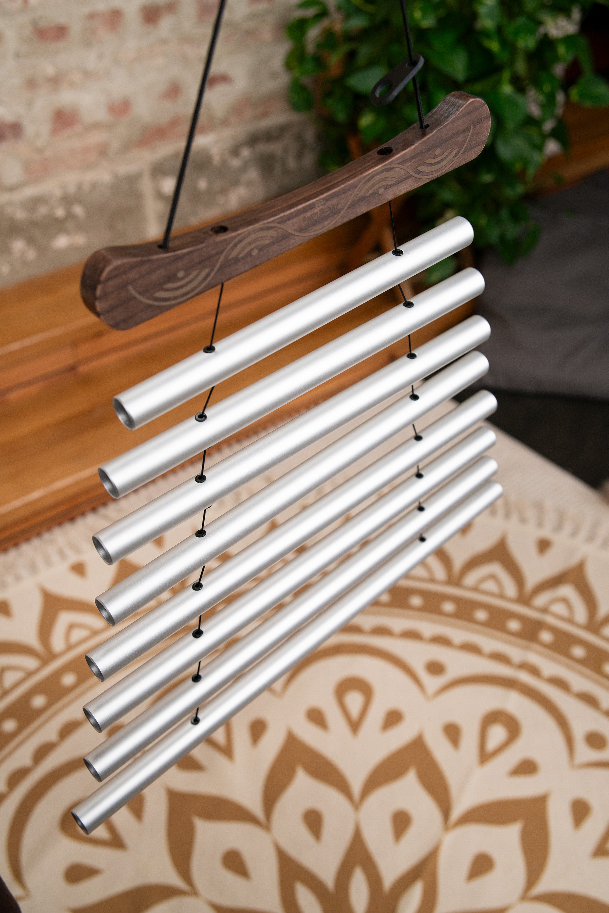 24" Meditation Flow Chime, 432 Hz, 8 Notes, C# Minor, Silver | | Wiccan Center