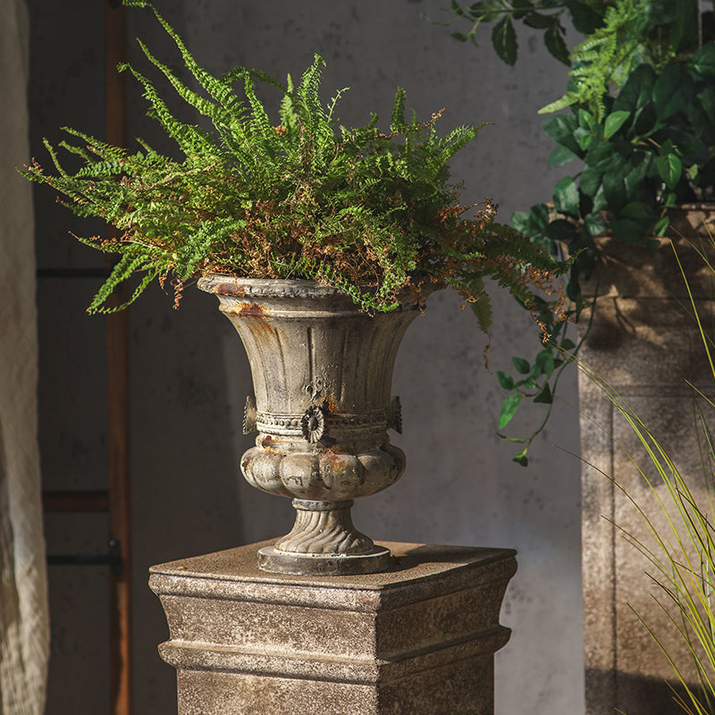 Vintage Style Fluted Pedestal Urn | | Wiccan Center