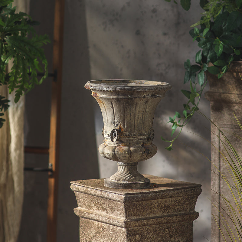 Vintage Style Fluted Pedestal Urn | | Wiccan Center