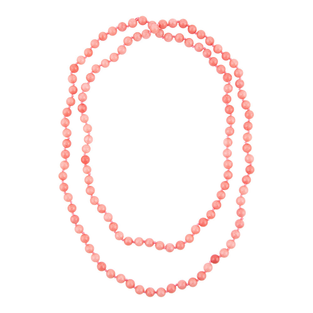 Immeasurable Pink Jade Wrap Necklace | Necklaces | Wiccan Center