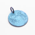 Blue Moon Necklace - 1 in / 26 mm Anodized Niobium Charm or Pendant | Necklaces | Wiccan Center