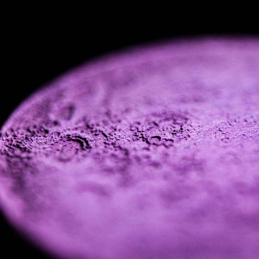 Purple Moon Coin - 1 in / 26 mm Anodized Niobium | Artwork | Wiccan Center