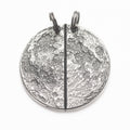 Half Moon Breakable Silver Necklace or Keychain