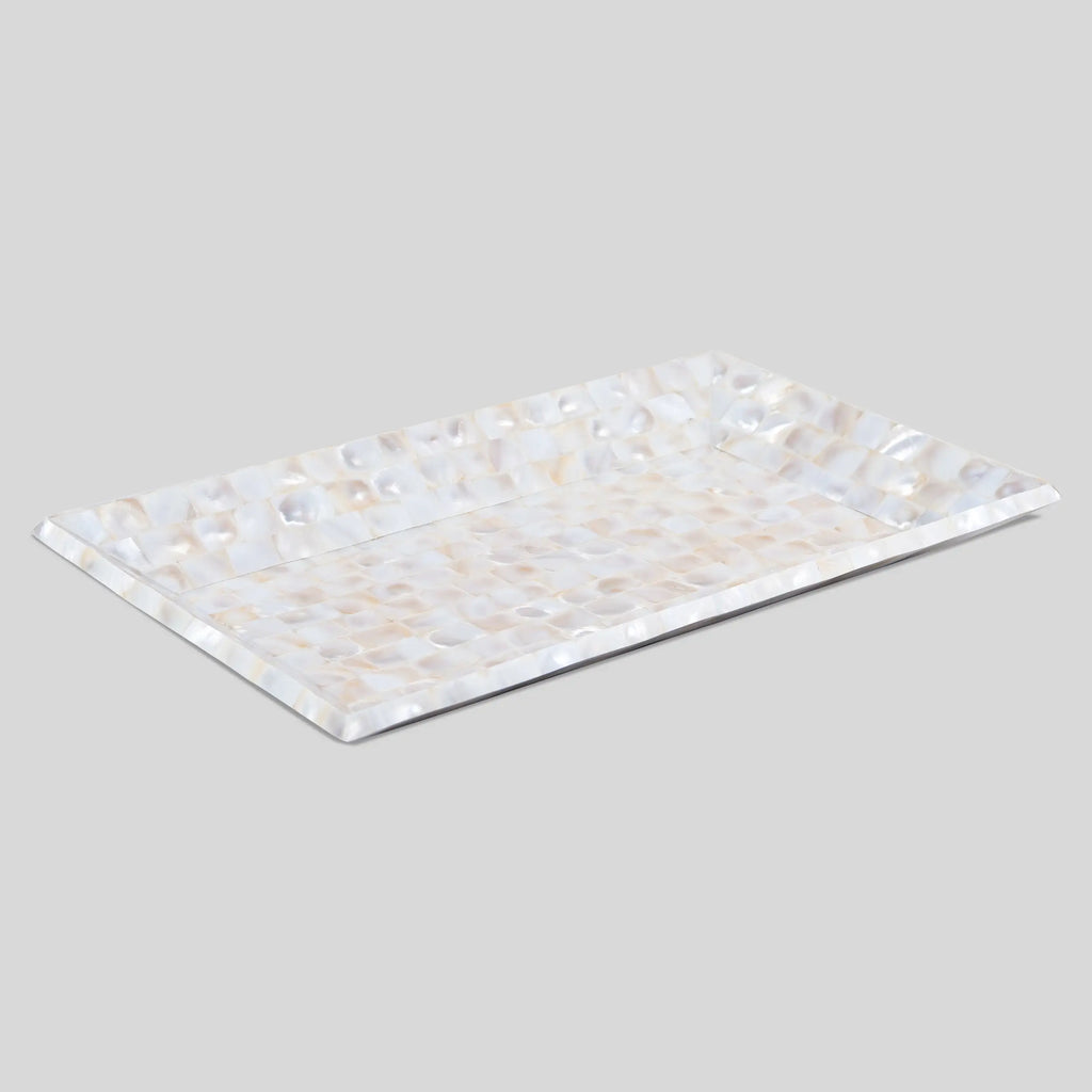 Mother of Pearl Decorative Tray Vanity Coffee Table 12"x7" | Decorative Tray | Wiccan Center