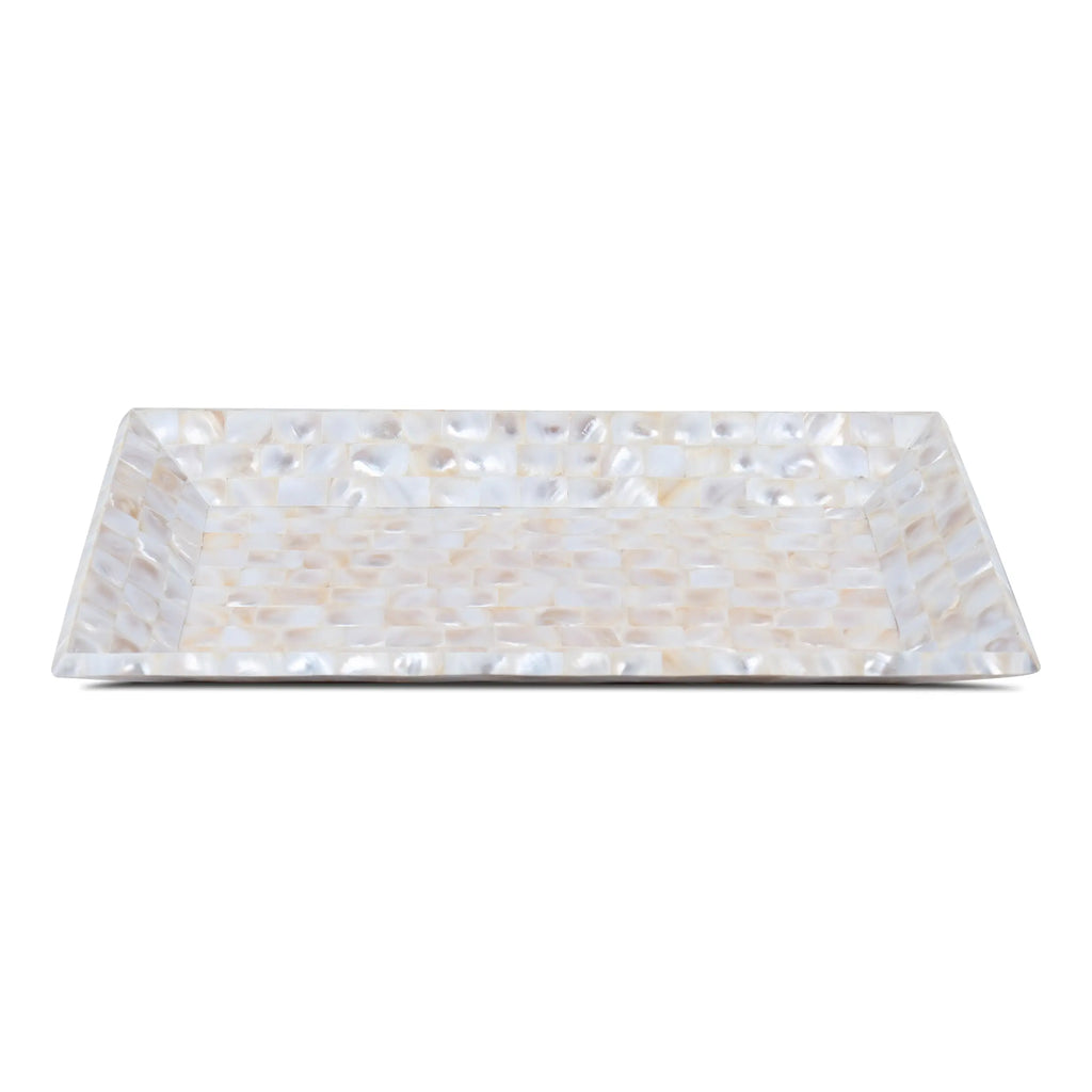Mother of Pearl Decorative Tray Vanity Coffee Table 12"x7" | Decorative Tray | Wiccan Center