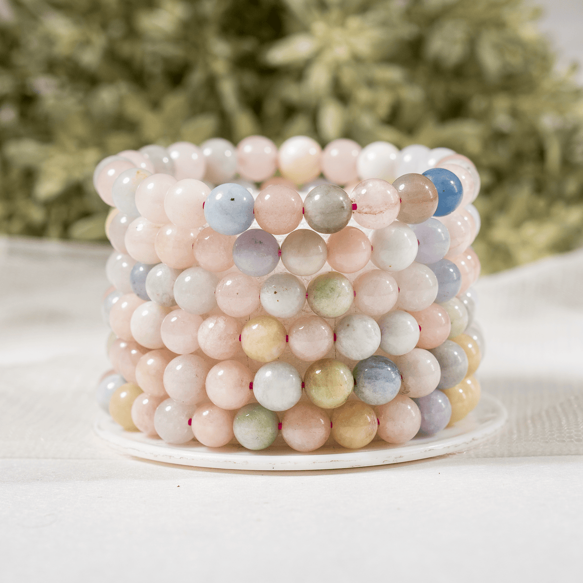 Morganite Bracelet (Travel and Wisdom)