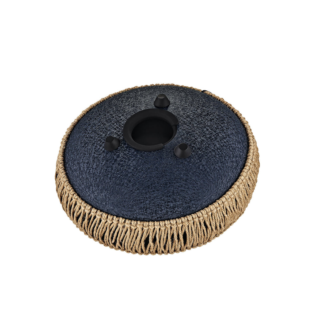 10" Medium Octave Steel Tongue Drum, C Minor, 8 Notes, 432 Hz, Navy Blue | | Wiccan Center