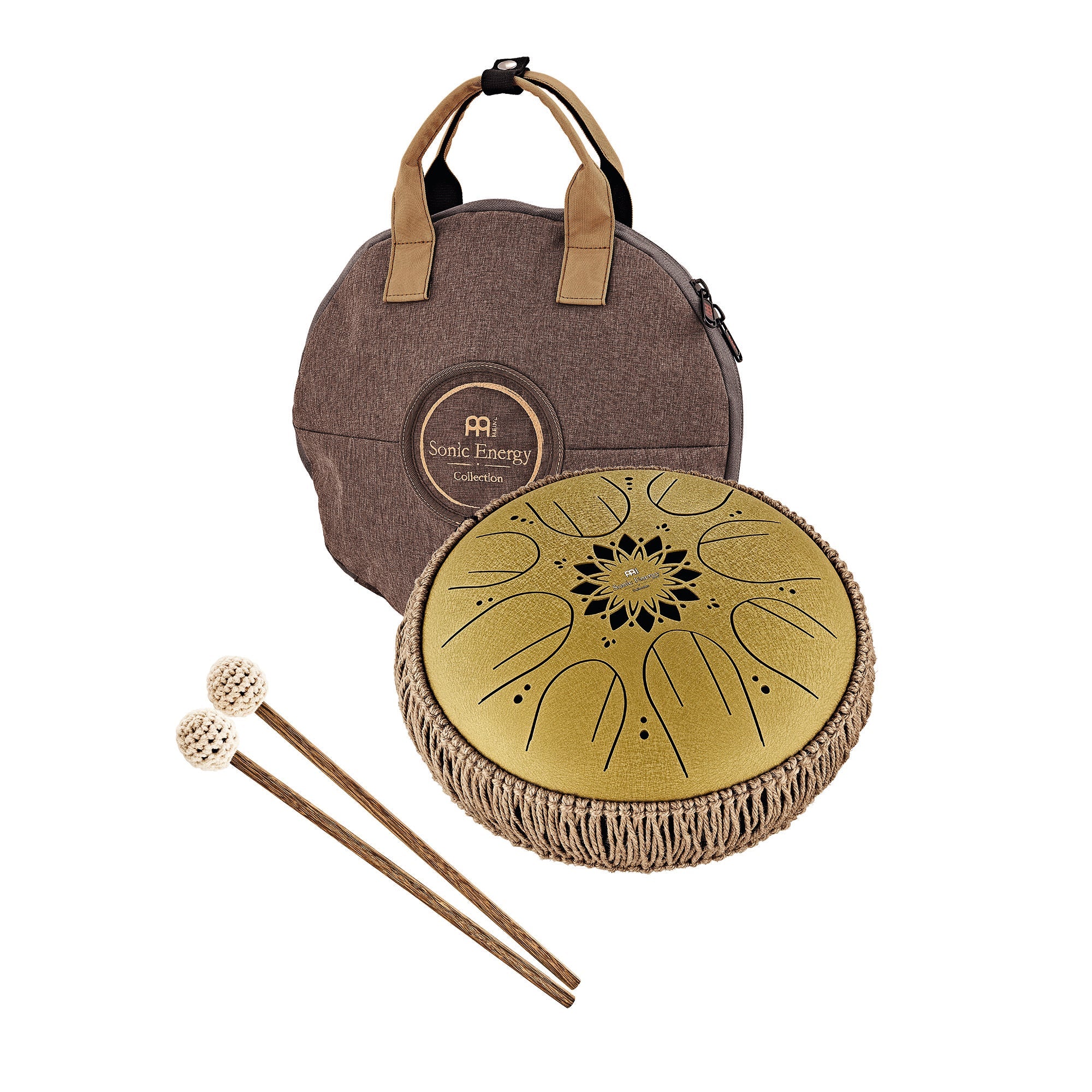 10" Medium Octave Steel Tongue Drum, C Major, 8 Notes, 432 Hz, Gold | | Wiccan Center