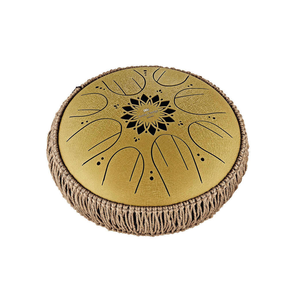 10" Medium Octave Steel Tongue Drum, C Major, 8 Notes, 432 Hz, Gold | | Wiccan Center