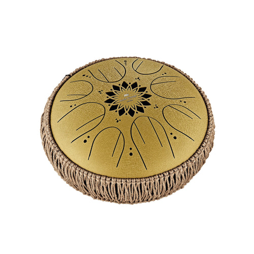10" Medium Octave Steel Tongue Drum, C Major, 8 Notes, 432 Hz, Gold | | Wiccan Center