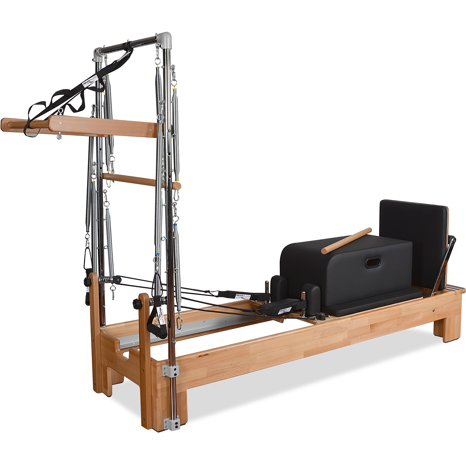 Private Pilates Premium Wood Reformer-Tower Bundle | Pilates Reformer with Tower | Wiccan Center