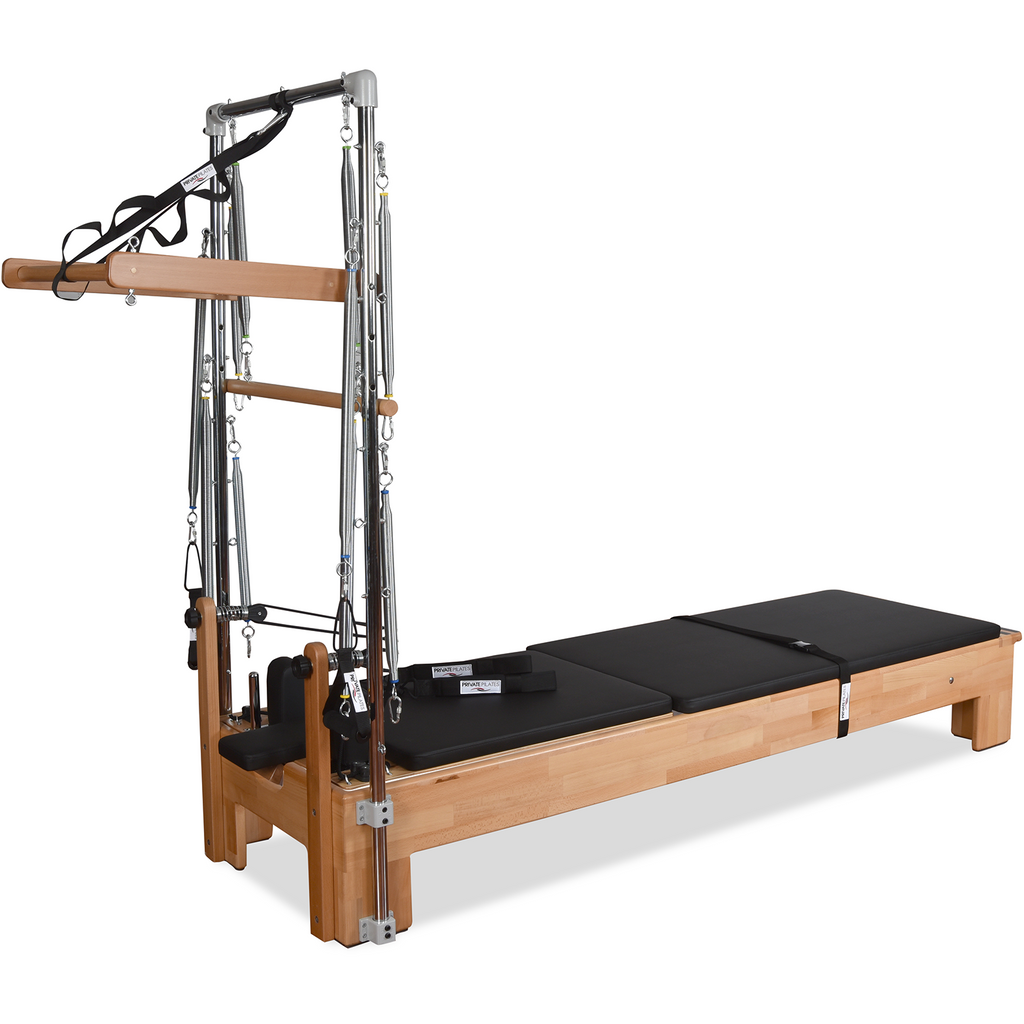 Private Pilates Premium Wood Reformer-Tower Bundle | Pilates Reformer with Tower | Wiccan Center