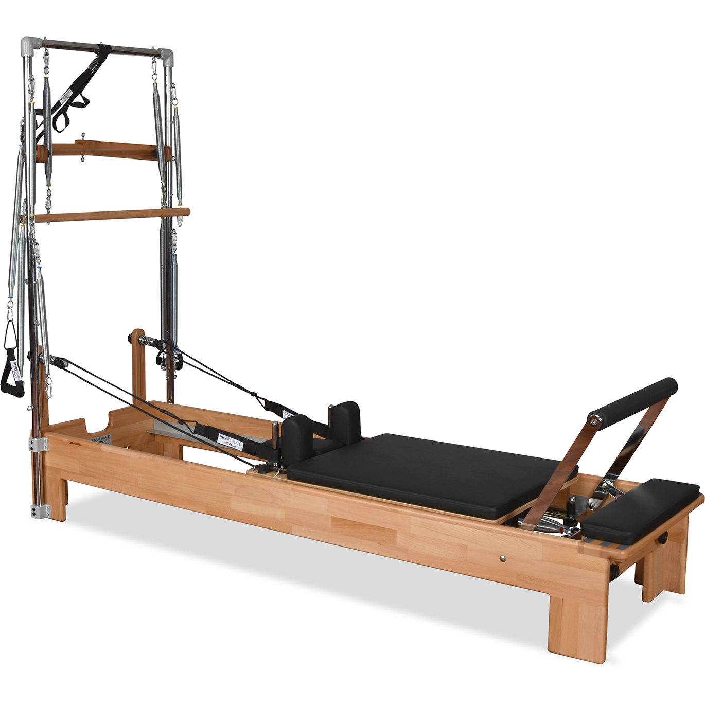 Private Pilates Premium Wood Reformer-Tower Bundle | Pilates Reformer with Tower | Wiccan Center