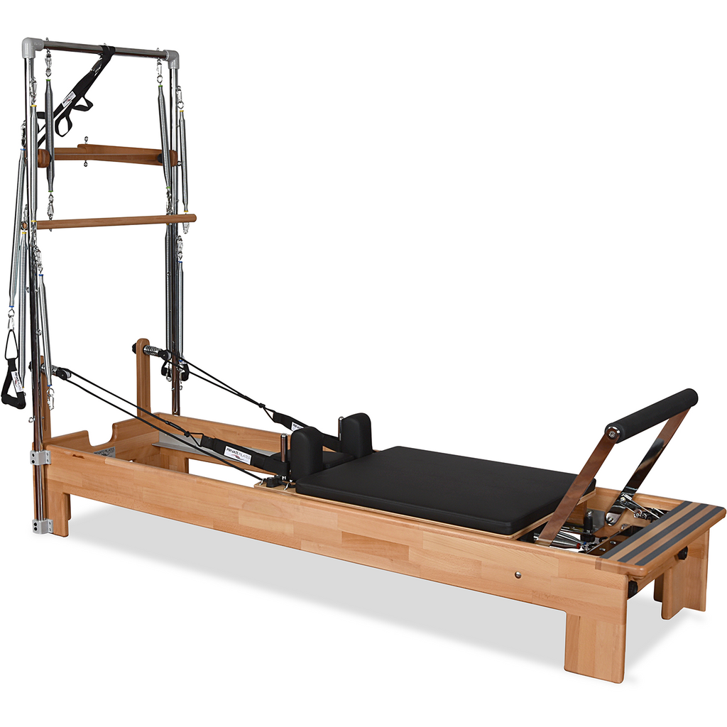 Private Pilates Premium Wood Reformer-Tower Bundle | Pilates Reformer with Tower | Wiccan Center