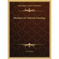 Mundane Or National Astrology - Hardcover | Books | Wiccan Center
