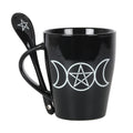 Triple Moon Mug & Spoon | Mugs | Wiccan Center
