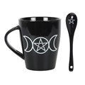 Triple Moon Mug & Spoon | Mugs | Wiccan Center