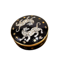 Maenad Glazed Porcelain Round Box