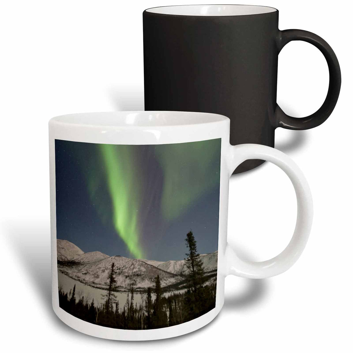 3dRose Aurora borealis, Northern Lights, Alaska, USA - US02 HRO0382 - Hugh Rose - Mugs (mug_141866)