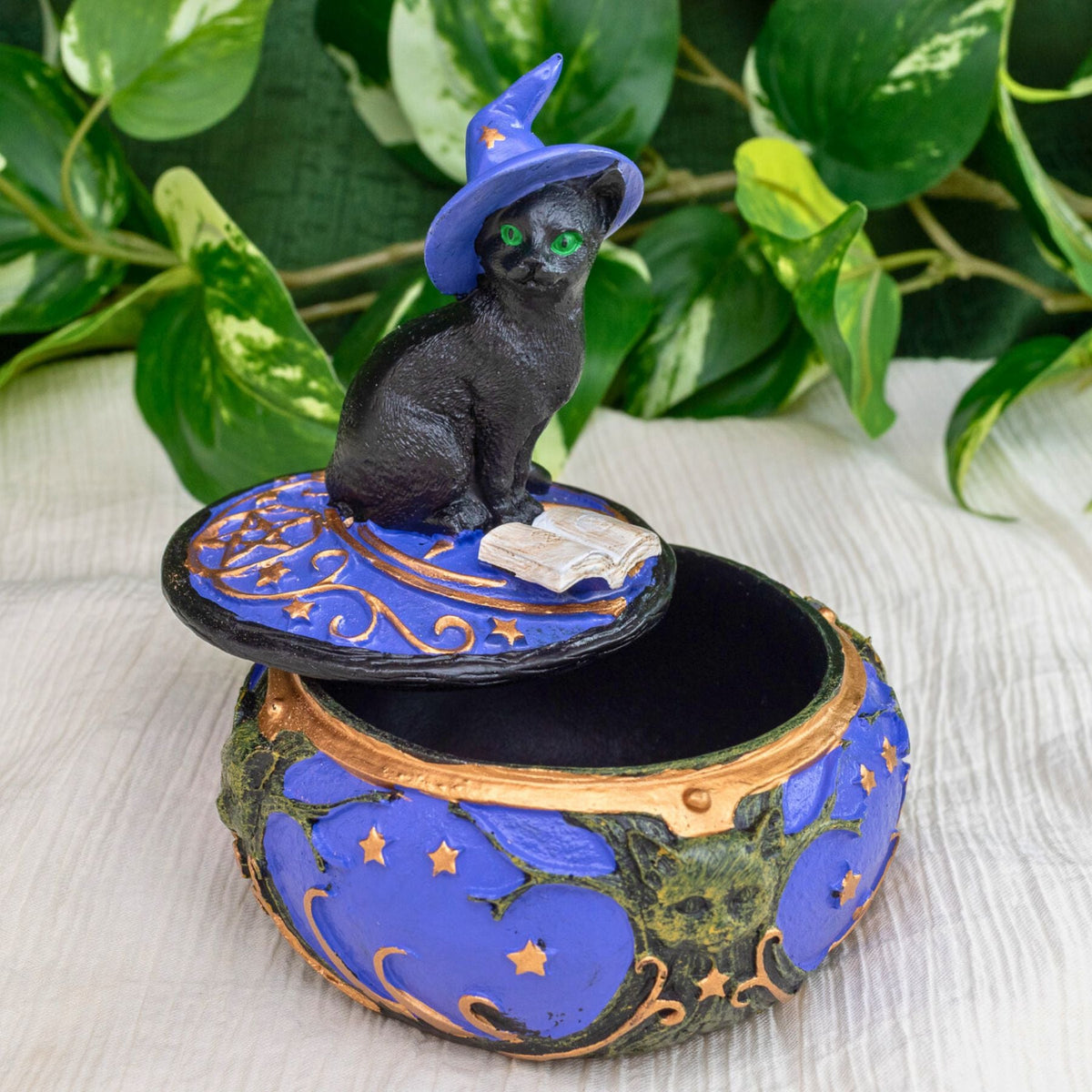Magical Cat Trinket Box | Religious Altars | Wiccan Center