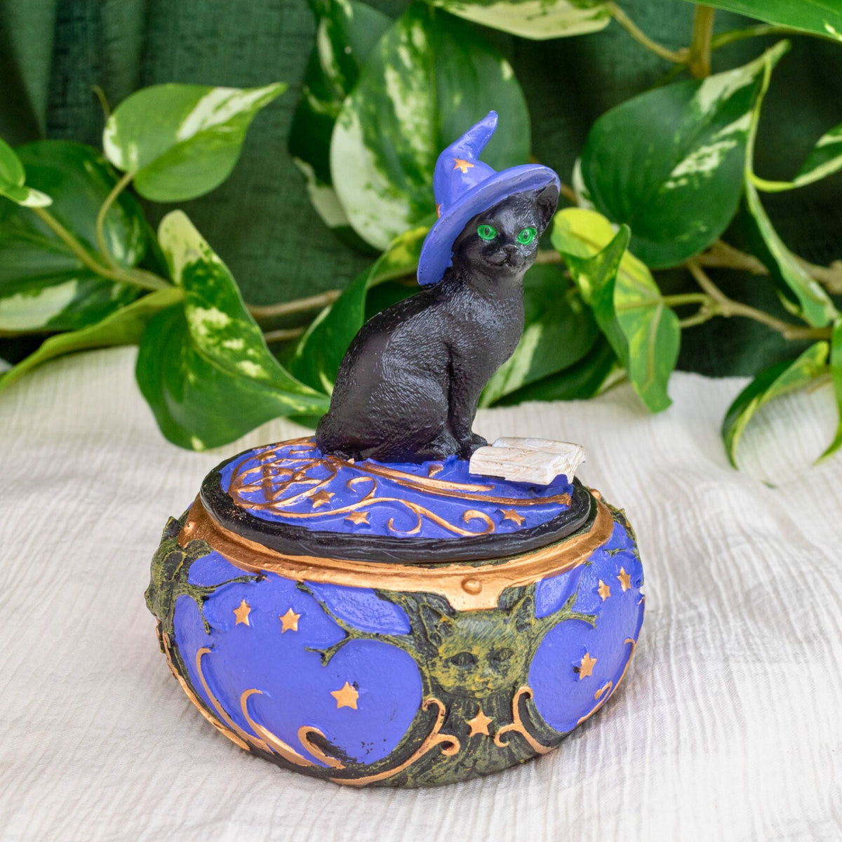 Magical Cat Trinket Box | Religious Altars | Wiccan Center