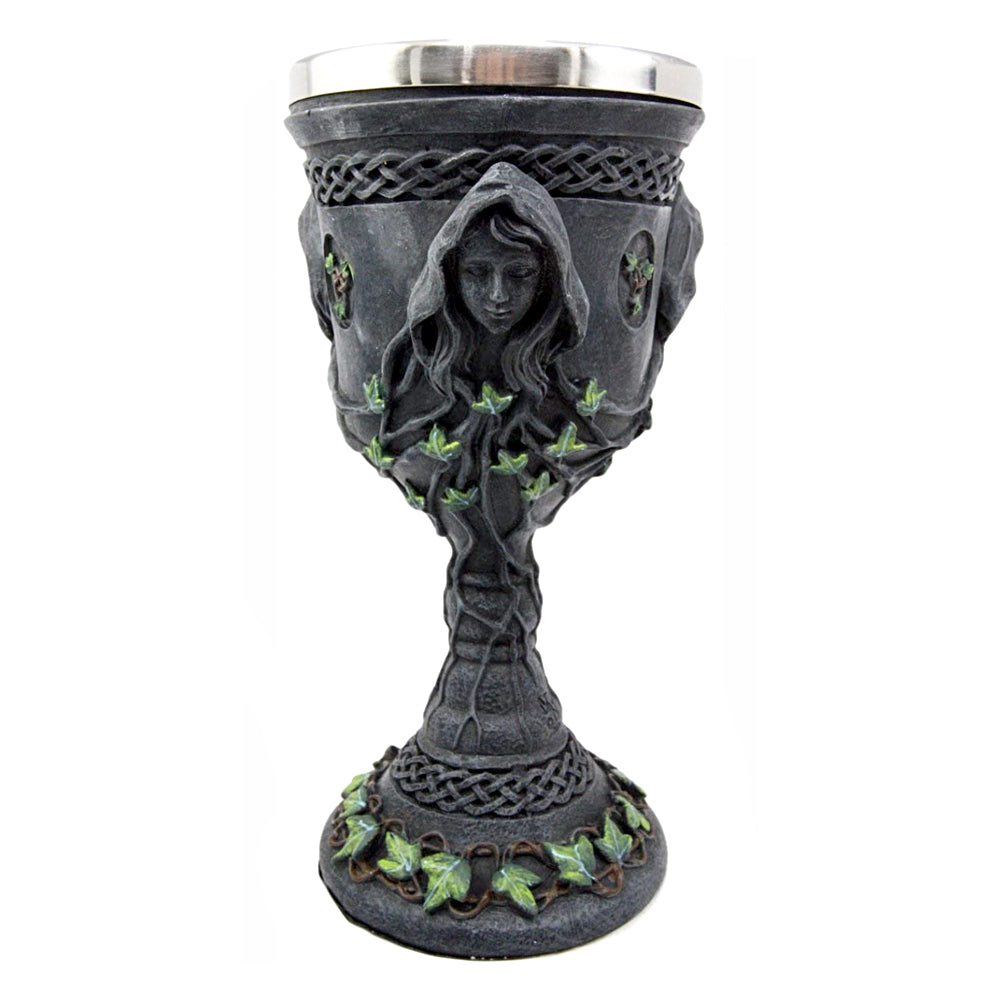 Mother Maiden Crone Goblet 8" | Chalice | Wiccan Center