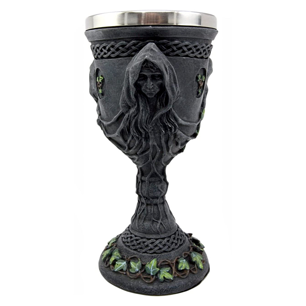 Mother Maiden Crone Goblet 8" | Chalice | Wiccan Center