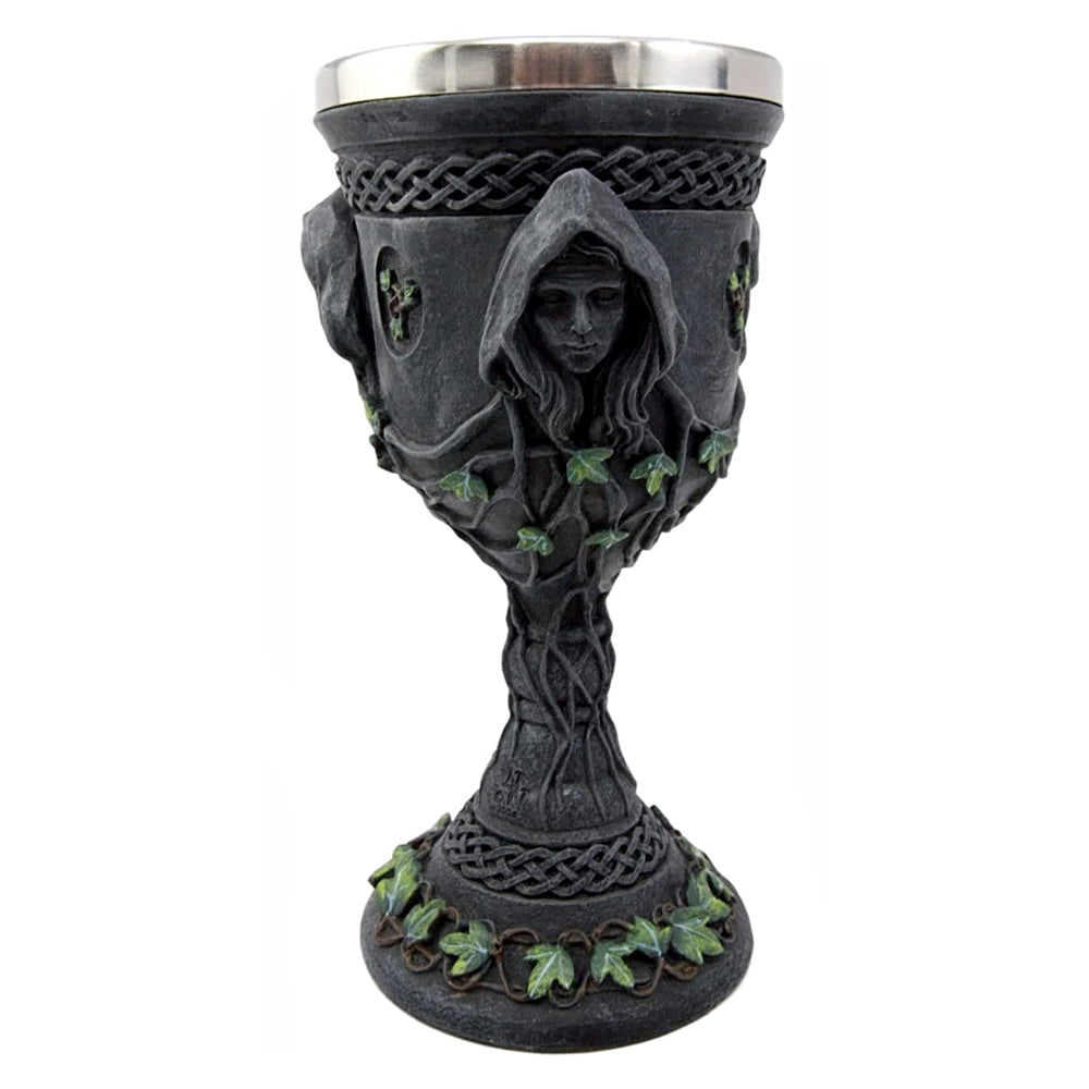 Mother Maiden Crone Goblet 8" | Chalice | Wiccan Center