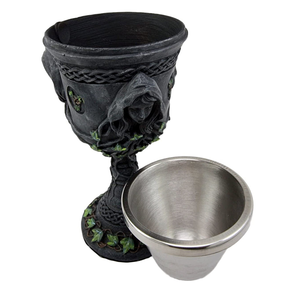 Mother Maiden Crone Goblet 8" | Chalice | Wiccan Center