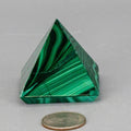 Malachite Pyramid, High Quality Crystal