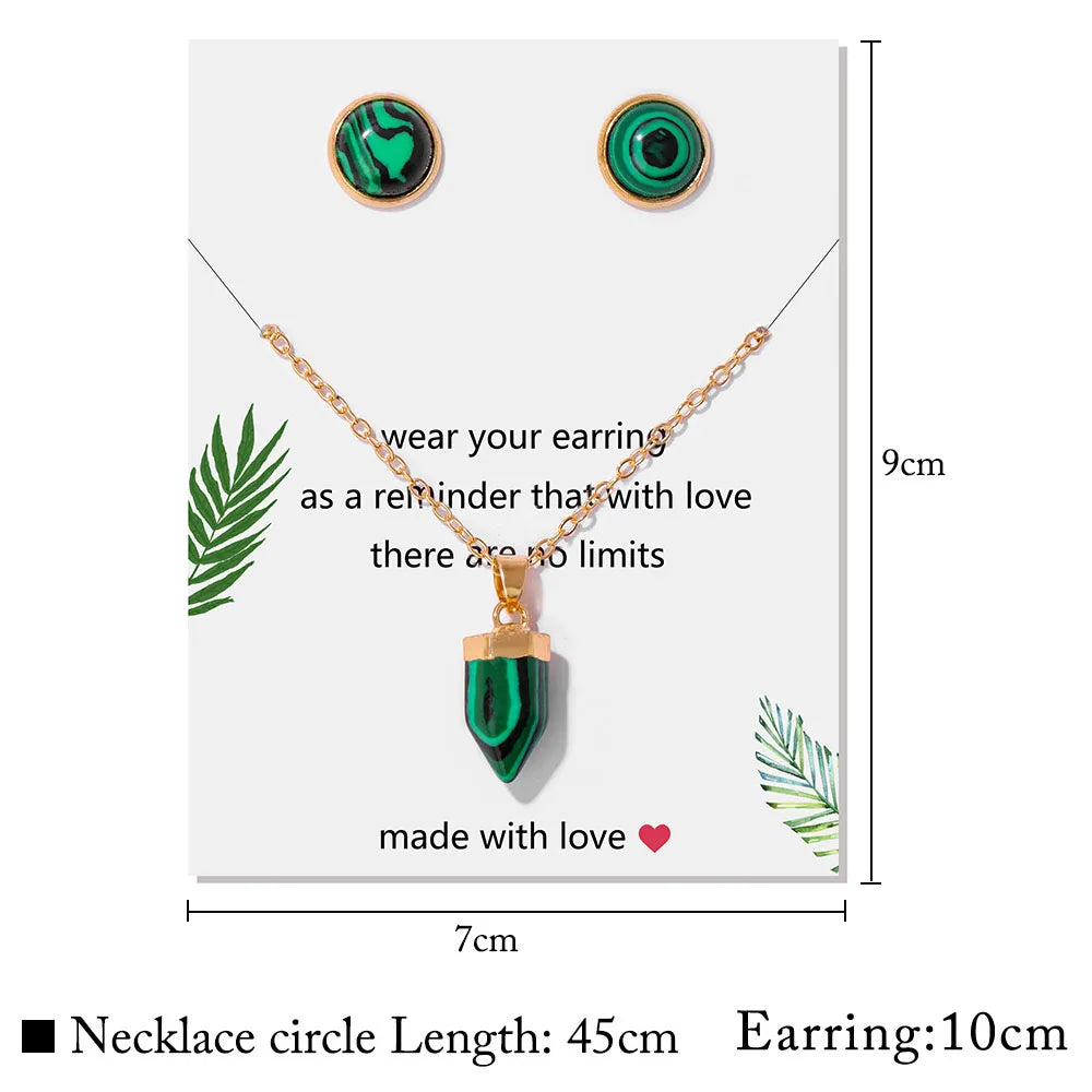 Crystal Point Gold Pendant Necklaces | necklace | Wiccan Center