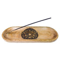 Mango Wooden Celtic Pentacle Incense Stick Holder | Incense Holder | Wiccan Center