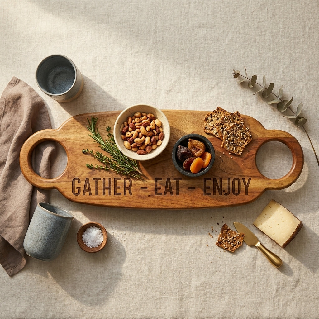Gather Eat Enjoy Mango Wood Platter